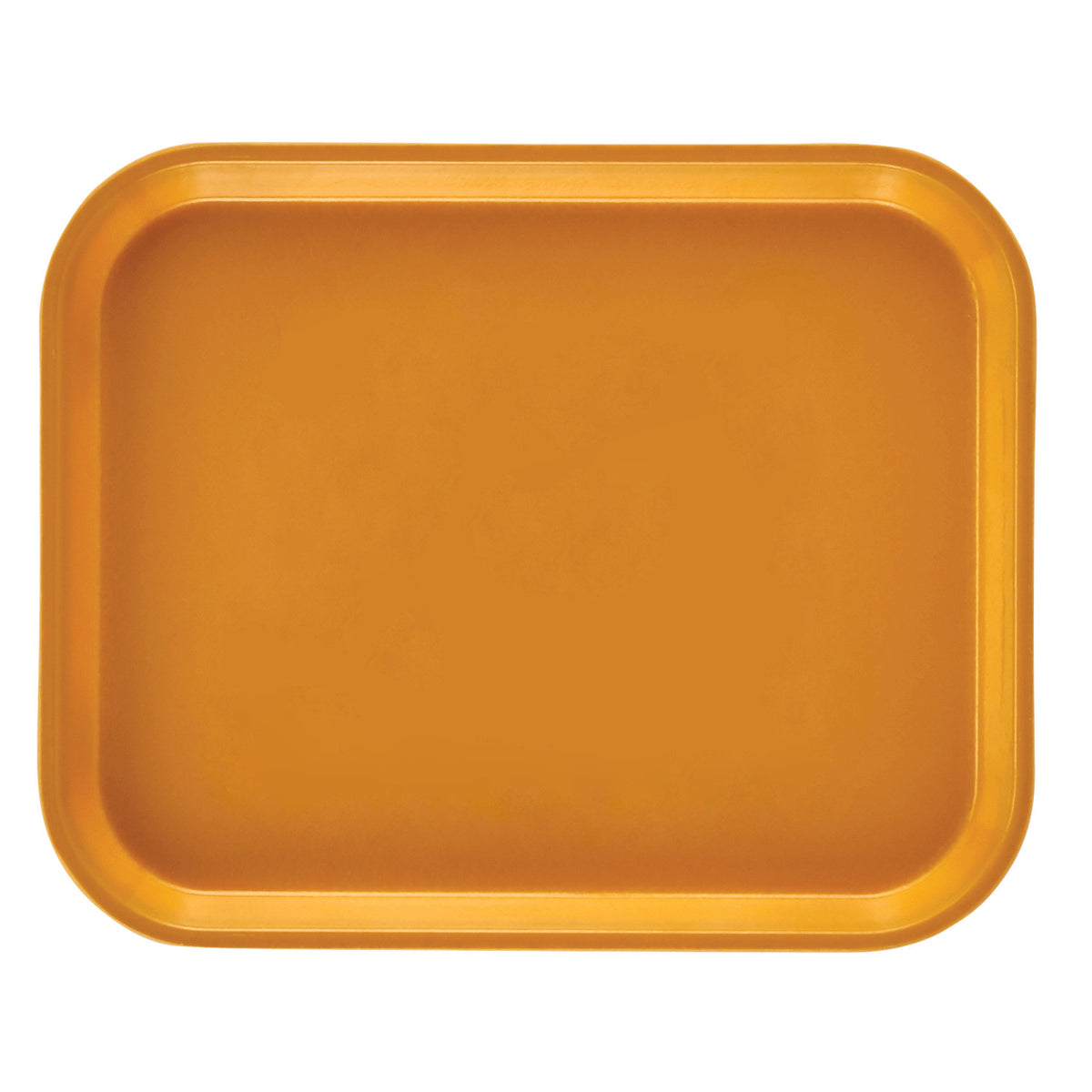 Cambro 1014504 Rectangular Camtray Fiberglass Tray, 10 5/8" x 13 3/4" - Mustard