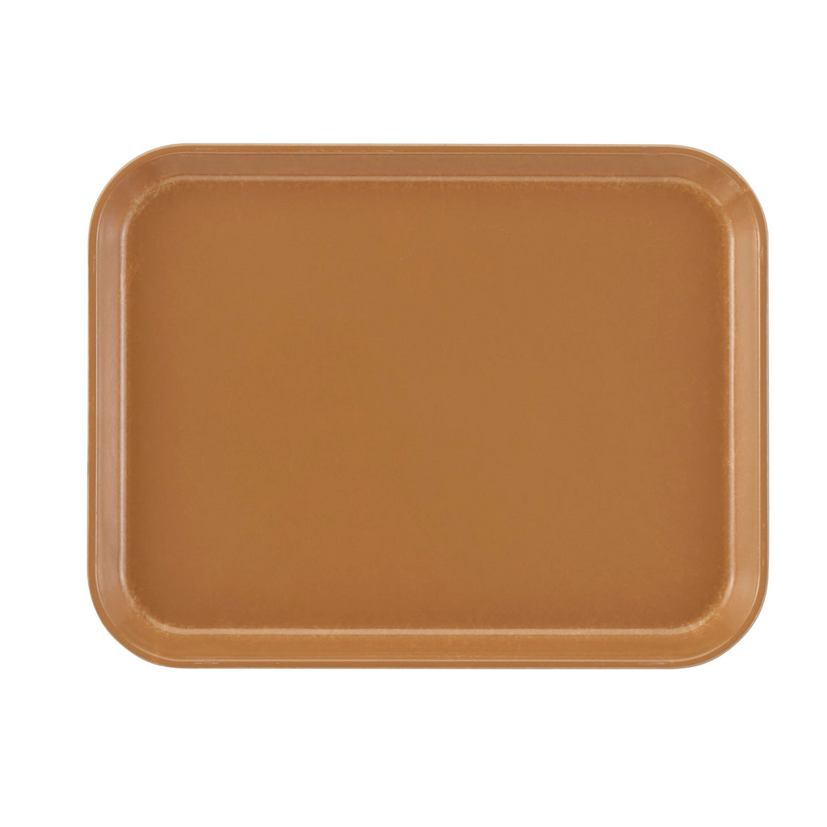 Cambro 1014508 Rectangular Camtray Fiberglass Tray, 10 5/8" x 13 3/4" - Suede Brown