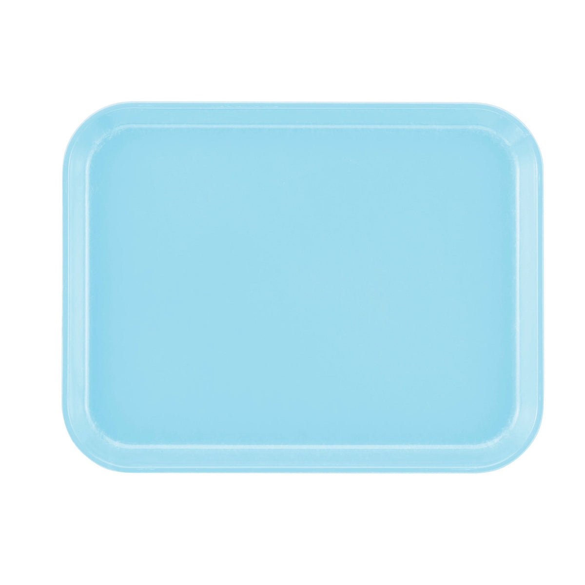 Cambro 1014518 Rectangular Camtray Fiberglass Tray, 10 5/8" x 13 3/4" - Robin Egg Blue