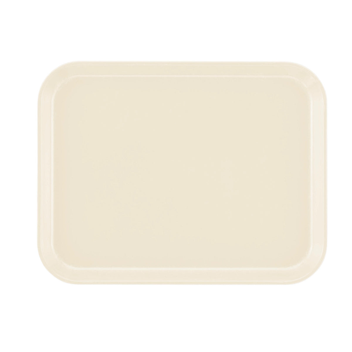 Cambro 1014537 Rectangular Camtray Fiberglass Tray, 10 5/8" x 13 3/4" - Cameo Yellow