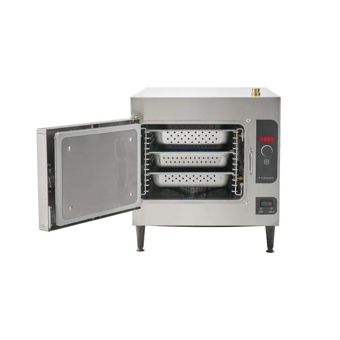 Cleveland 21CET8 Steamcraft® (3) Pan Convection Steamer - Countertop, 208v/3ph by Cleveland (cleveland-21cet8-steamcraft®-3-pan-convection-steamer-countertop-208v-3ph)
