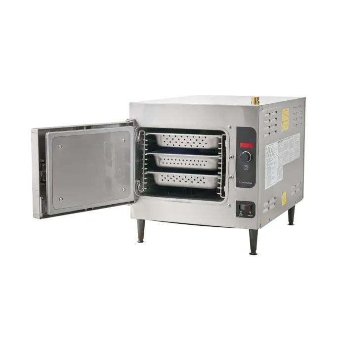 Cleveland 21CET8 Steamcraft® (3) Pan Convection Steamer - Countertop, 208v/3ph by Cleveland (cleveland-21cet8-steamcraft®-3-pan-convection-steamer-countertop-208v-3ph)