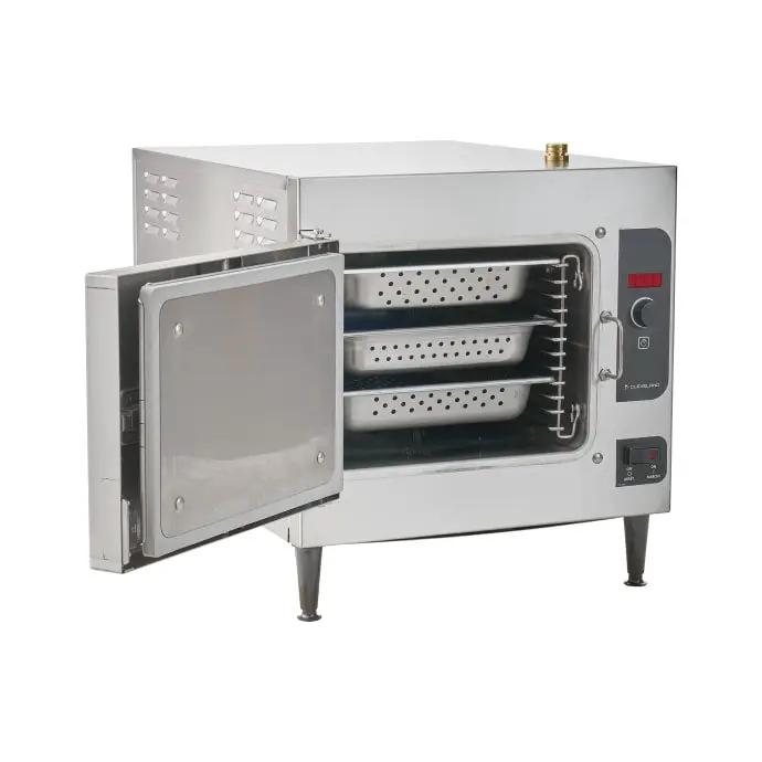 Cleveland 21CET8 Steamcraft® (3) Pan Convection Steamer - Countertop, 208v/3ph by Cleveland (cleveland-21cet8-steamcraft®-3-pan-convection-steamer-countertop-208v-3ph)
