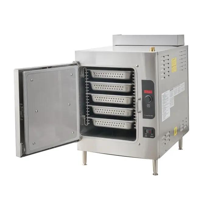 Cleveland 21CGA5 Steamcraft® (5) Pan Convection Steamer - Countertop, Liquid Propane by Cleveland (cleveland-21cga5-steamcraft®-5-pan-convection-steamer-countertop-liquid-propane)