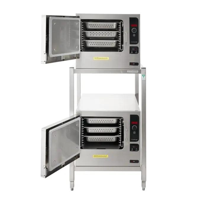 Cleveland (2) 22CET33.1 (6) Pan Convection Steamer - Stand, 208v/3ph by Cleveland (cleveland-2-22cet33-1-6-pan-convection-steamer-stand-208v-3ph)