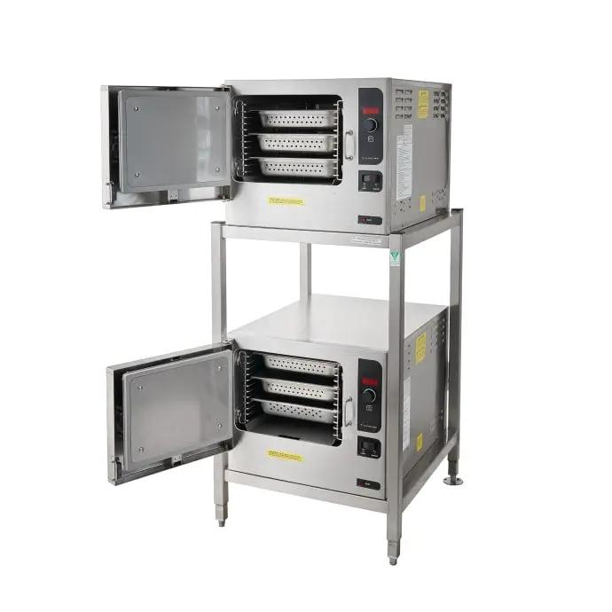 Cleveland (2) 22CET33.1 (6) Pan Convection Steamer - Stand, 208v/3ph by Cleveland (cleveland-2-22cet33-1-6-pan-convection-steamer-stand-208v-3ph)