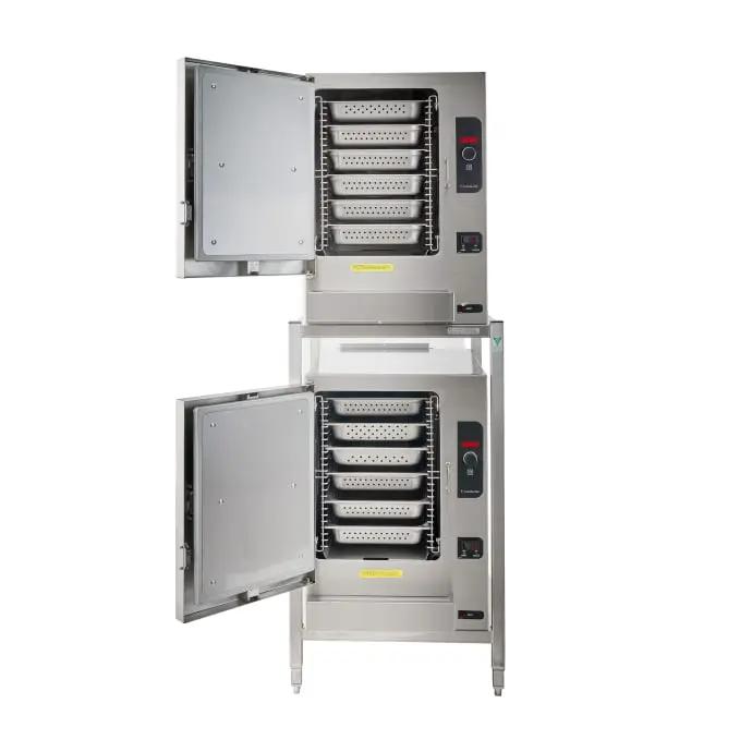 Cleveland (2) 22CET66.1 (12) Pan Convection Steamer - Stand, 208v/3ph by Cleveland (cleveland-2-22cet66-1-12-pan-convection-steamer-stand-208v-3ph)