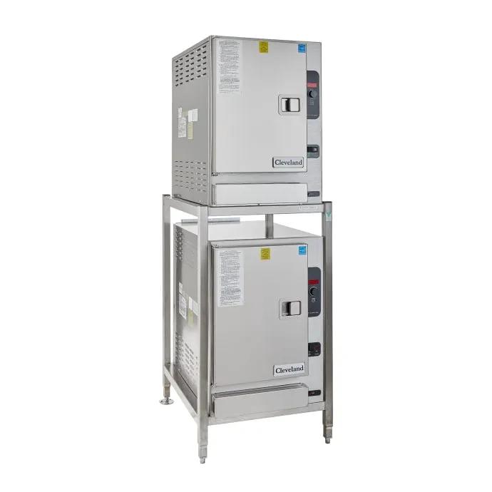 Cleveland (2) 22CET66.1 (12) Pan Convection Steamer - Stand, 208v/3ph by Cleveland (cleveland-2-22cet66-1-12-pan-convection-steamer-stand-208v-3ph)