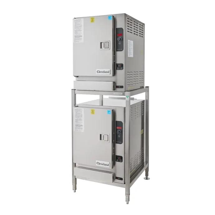 Cleveland (2) 22CET66.1 (12) Pan Convection Steamer - Stand, 208v/3ph by Cleveland (cleveland-2-22cet66-1-12-pan-convection-steamer-stand-208v-3ph)