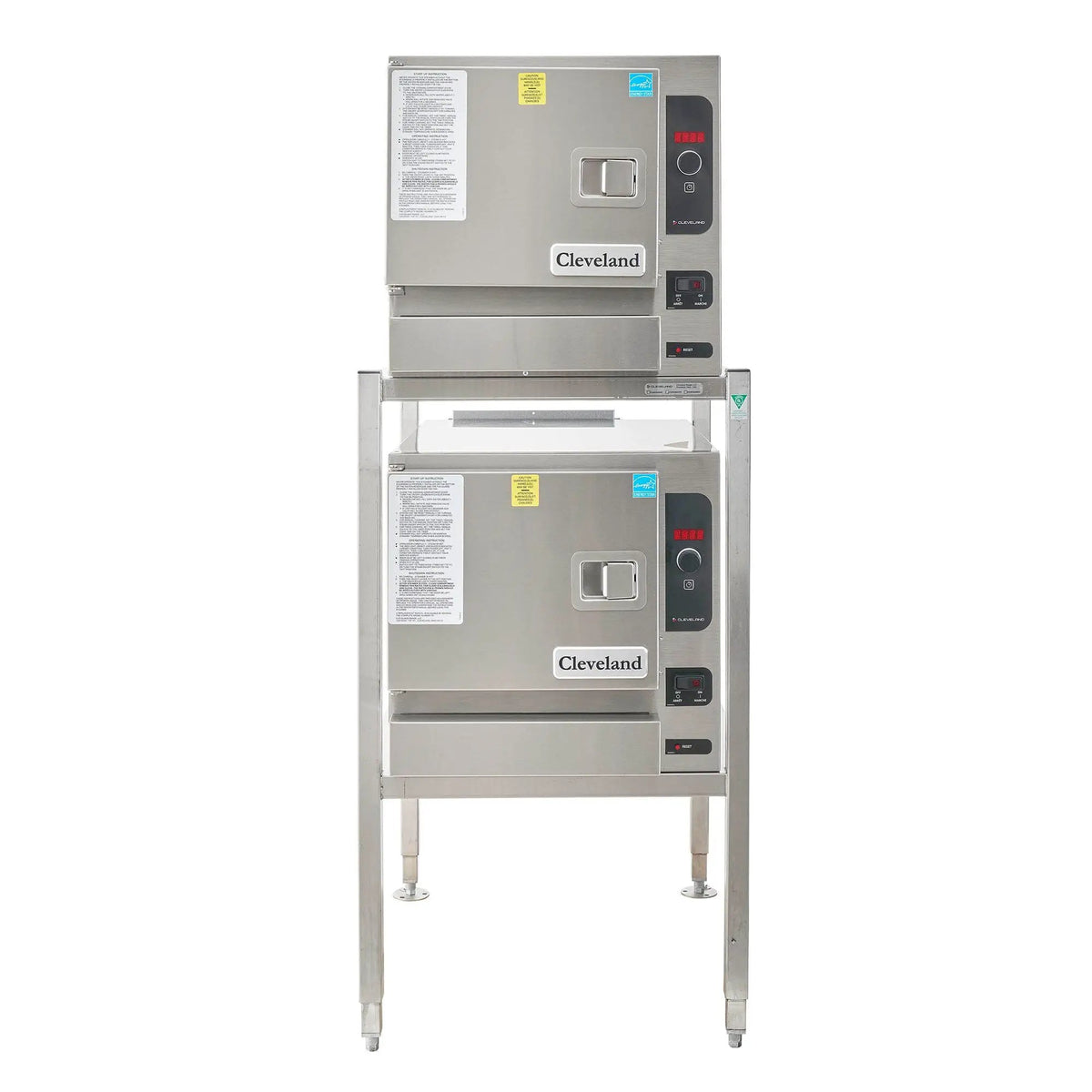 Cleveland (2) 22CGT33.1 (6) Pan Convection Steamer - Stand, Natural Gas by Cleveland (cleveland-2-22cgt33-1-6-pan-convection-steamer-stand-natural-gas)