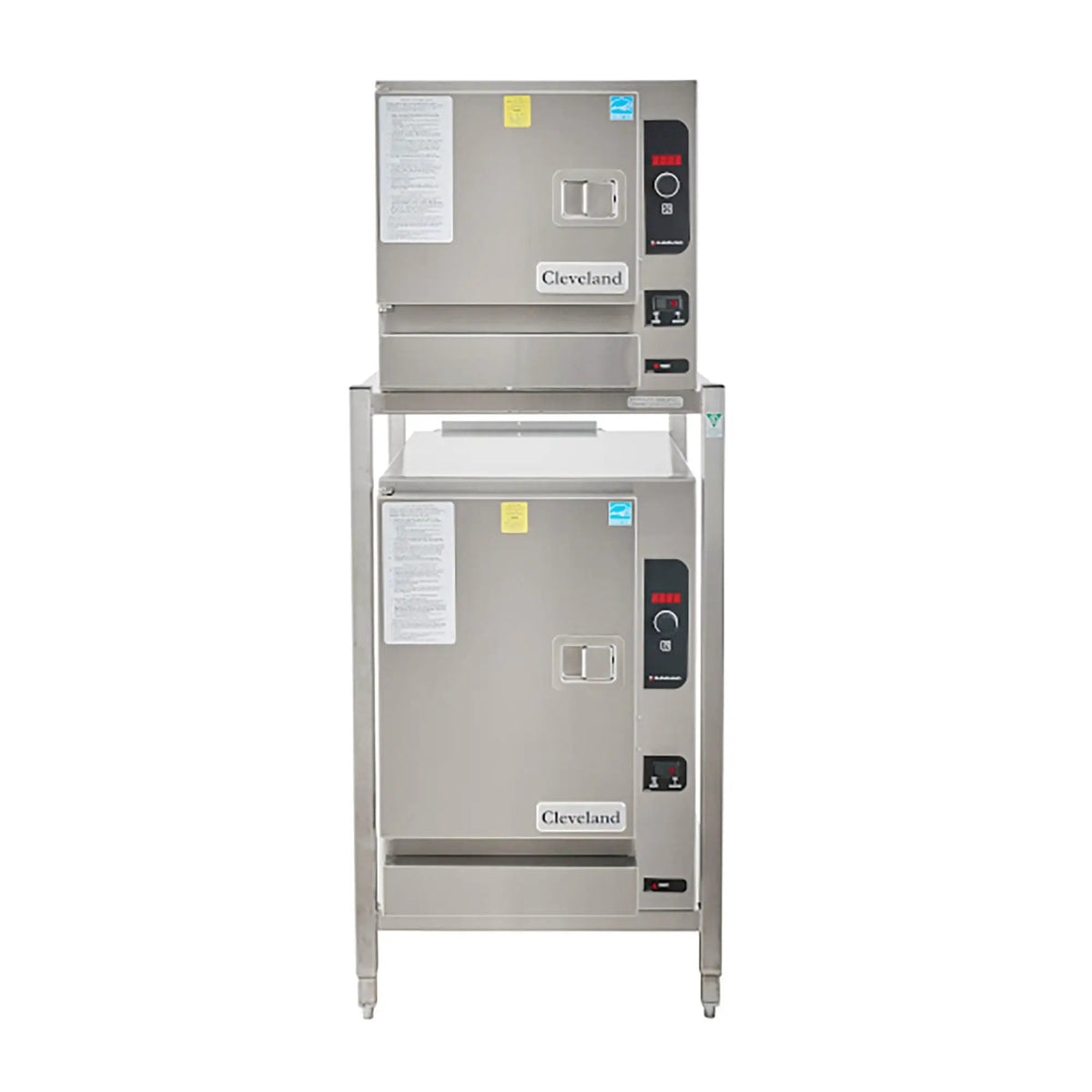 Cleveland (2) 22CGT63.1 (9) Pan Convection Steamer - Stand, Natural Gas by Cleveland (cleveland-2-22cgt63-1-9-pan-convection-steamer-stand-natural-gas)