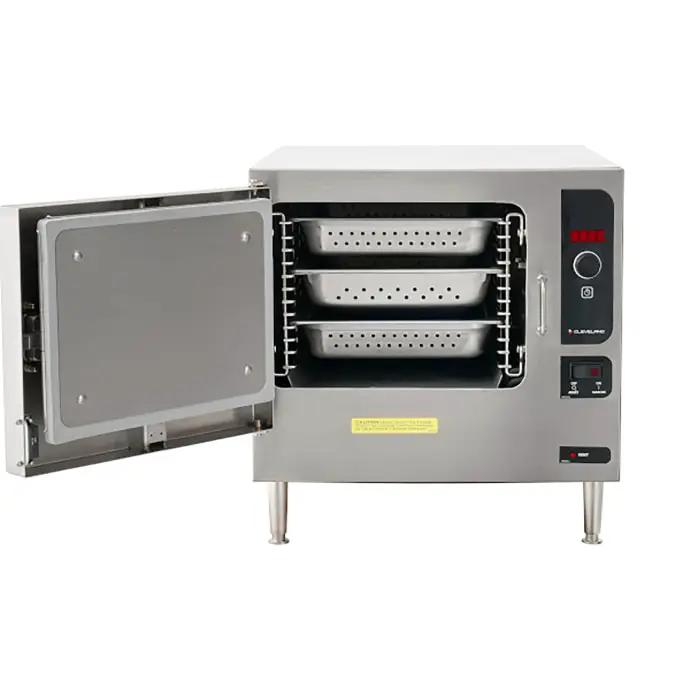 Cleveland 22CET3.1 SteamChef™ (3) Pan Convection Steamer - Countertop, 208v/1ph by Cleveland (cleveland-22cet3-1-steamchef™-3-pan-convection-steamer-countertop-208v-1ph)