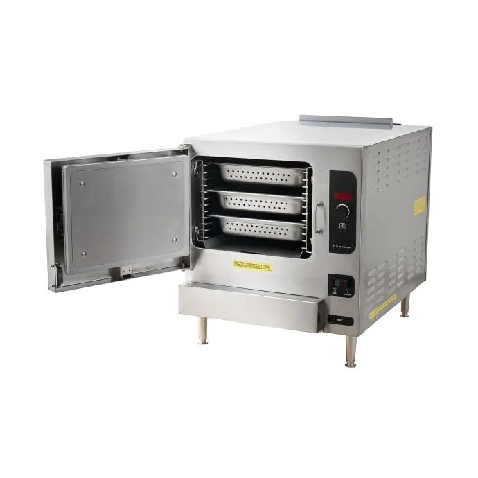 Cleveland 22CGT3.1 SteamChef™ (3) Pan Convection Steamer - Countertop, Natural Gas by Cleveland (cleveland-22cgt3-1-steamchef™-3-pan-convection-steamer-countertop-natural-gas)