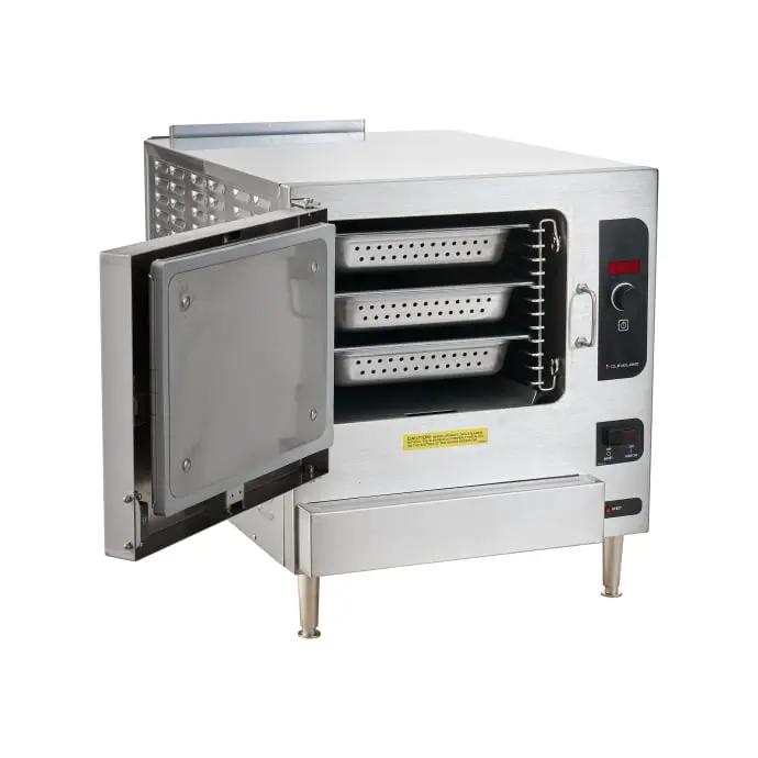Cleveland 22CGT3.1 SteamChef™ (3) Pan Convection Steamer - Countertop, Natural Gas by Cleveland (cleveland-22cgt3-1-steamchef™-3-pan-convection-steamer-countertop-natural-gas)