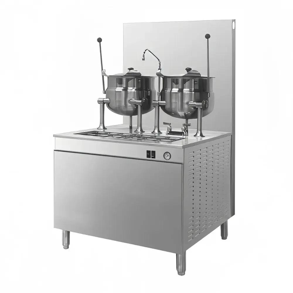 Cleveland 36GMK66300 (2) 6 gal Steam Kettles - Manual Tilt, 2/3 Jacket, Natural Gas by Cleveland (cleveland-36gmk66300-2-6-gal-steam-kettles-manual-tilt-2-3-jacket-natural-gas)