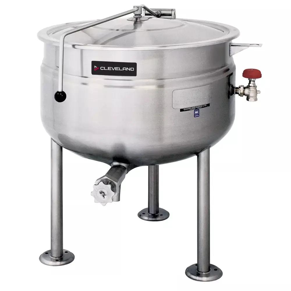 Cleveland KDL-30-F 30 gal Steam Kettle - Stationary, Full Jacket, Direct Steam by Cleveland (cleveland-kdl-30-f-30-gal-steam-kettle-stationary-full-jacket-direct-steam)