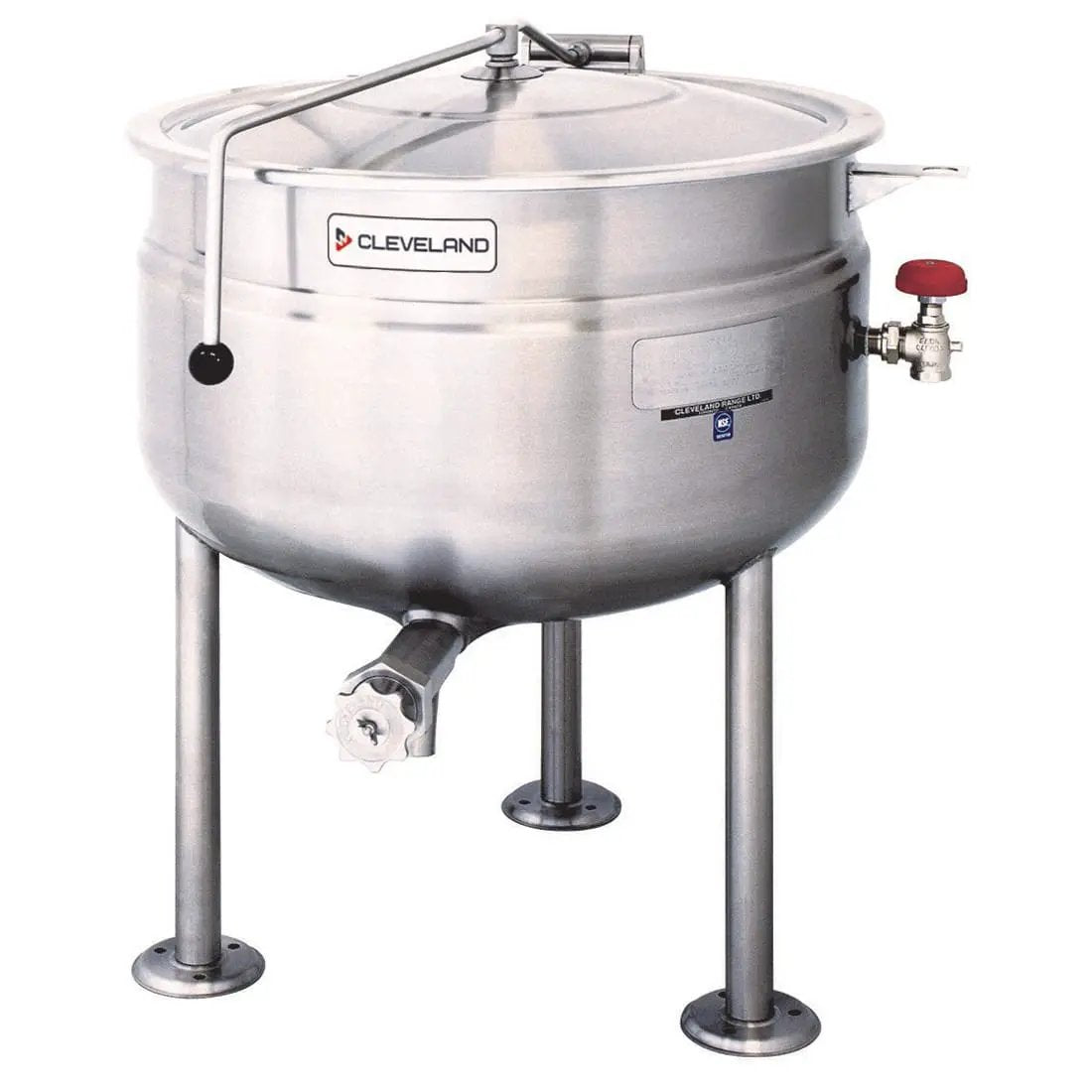 Cleveland KDL-80-SH 80 gal Steam Kettle - Stationary, Full Jacket, Direct Steam by Cleveland (cleveland-kdl-80-sh-80-gal-steam-kettle-stationary-full-jacket-direct-steam)