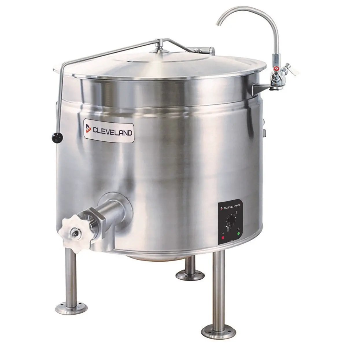 Cleveland KEL-40-SH 40 gal Steam Kettle - Stationary, Full Jacket, 208v/3ph by Cleveland (cleveland-kel-40-sh-40-gal-steam-kettle-stationary-full-jacket-208v-3ph)