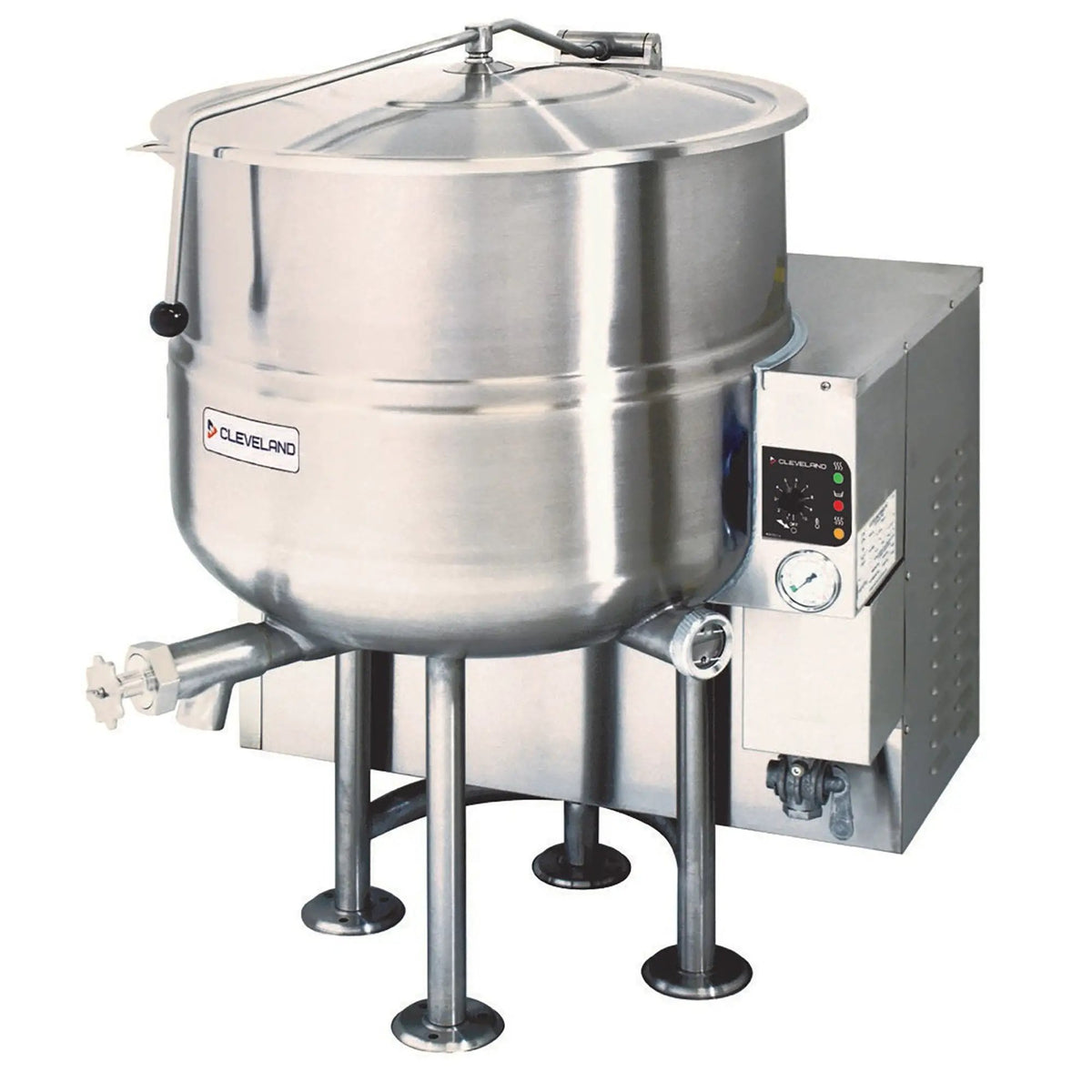 Cleveland KGL60 60 gal Steam Kettle - Stationary, 2/3 Jacket, Natural Gas by Cleveland (cleveland-kgl60-60-gal-steam-kettle-stationary-2-3-jacket-natural-gas)