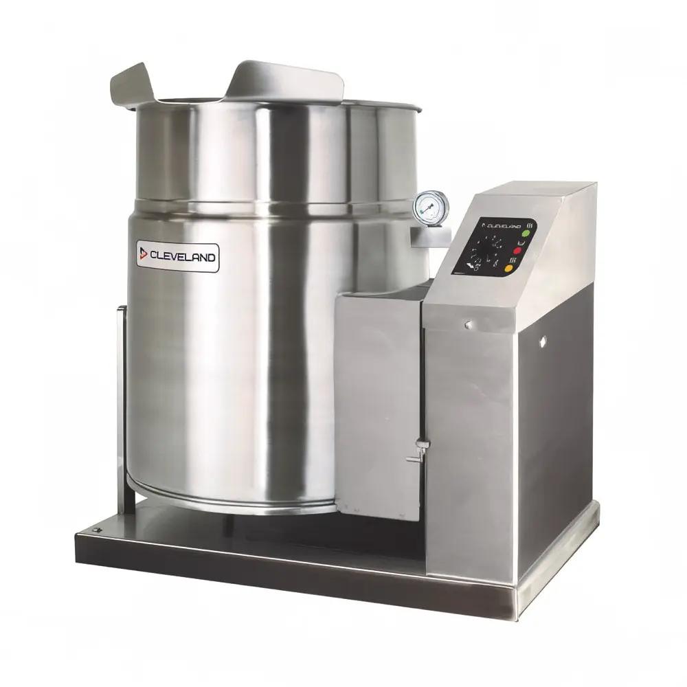 Cleveland KGT6T 6 gal Steam Kettle - Manual Tilt, 2/3 Jacket, Liquid Propane by Cleveland (cleveland-kgt6t-6-gal-steam-kettle-manual-tilt-2-3-jacket-liquid-propane)