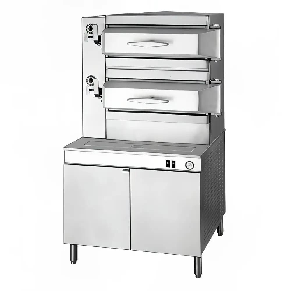 Cleveland PEM242 (16) Pan Pressure Steamer - Cabinet, 208v/3ph by Cleveland (cleveland-pem242-16-pan-pressure-steamer-cabinet-208v-3ph)