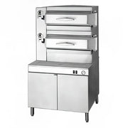 Cleveland PEM242 (16) Pan Pressure Steamer - Cabinet, Includes Worktop, 240v/3ph by Cleveland (cleveland-pem242-16-pan-pressure-steamer-cabinet-includes-worktop-240v-3ph)