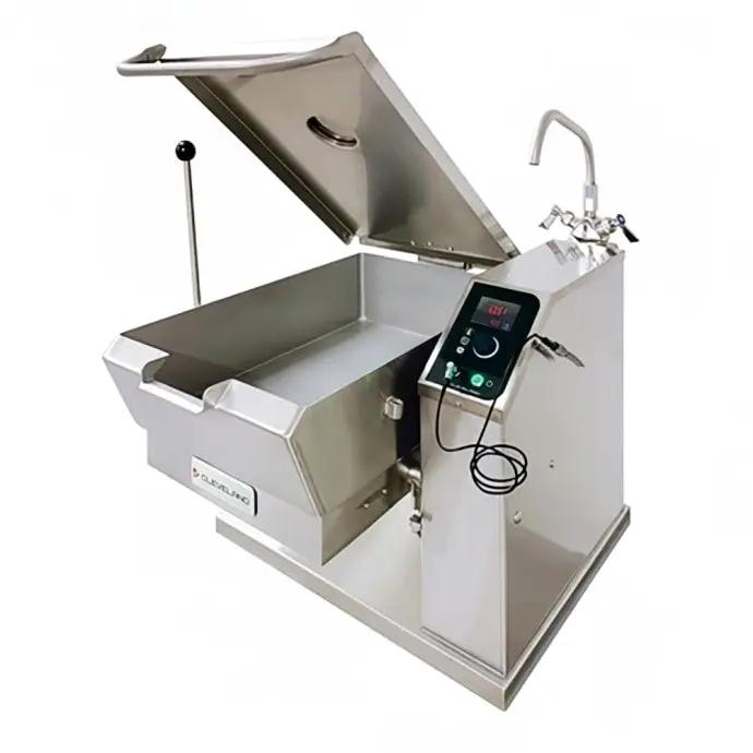 Cleveland SET10 10 gal. Countertop Tilt Skillet - Removable Lid, Peened Interior, 208v/3ph by Cleveland (cleveland-set10-10-gal-countertop-tilt-skillet-removable-lid-peened-interior-208v-3ph)