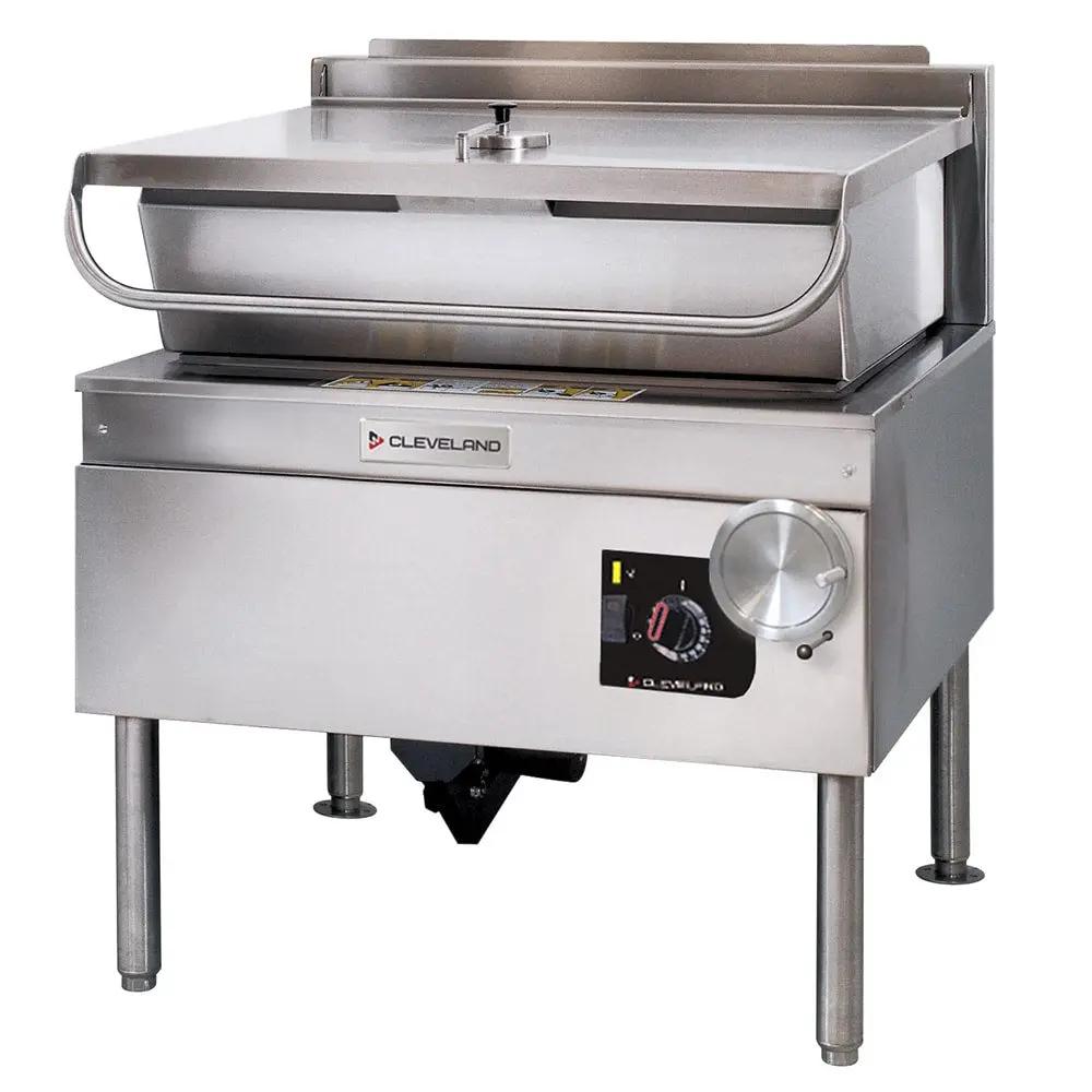 Cleveland SGL30TR 30 gal. Tilt Skillet - Open Base, Measurement Marks, Strainer, Natural Gas by Cleveland (cleveland-sgl30tr-30-gal-tilt-skillet-open-base-measurement-marks-strainer-natural-gas)