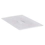 Cambro 10PPCH190 Translucent Full Size Food Pan Cover w/Handle - Translucent