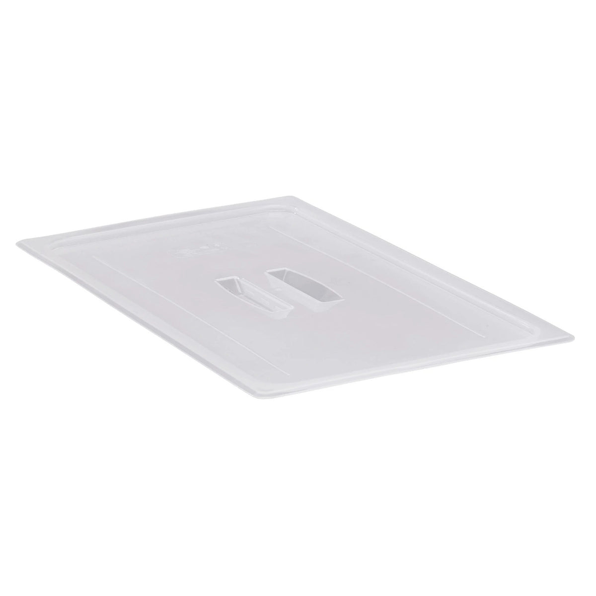 Cambro 10PPCH190 Translucent Full Size Food Pan Cover w/Handle - Translucent