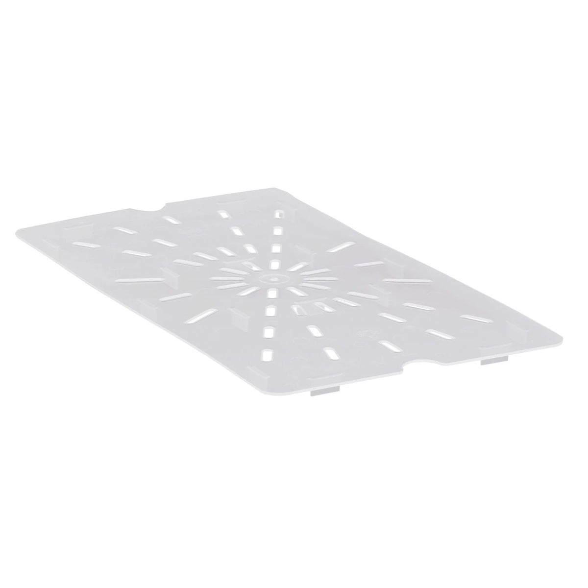 Cambro 10PPD190 Translucent Drain Shelf for Full Size Food Pans - Translucent