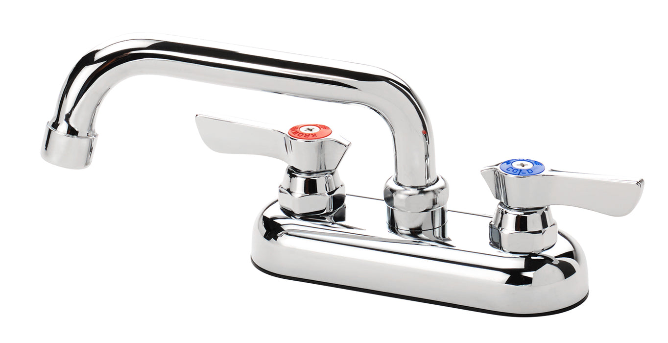 Krowne 11-406L, Silver Series 4" Center Deck Mount Faucet with 6" Spout