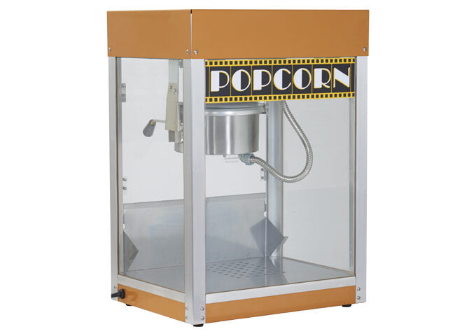 Winco 11068, Benchmark Premiere Popcorn Machine - 6 oz Kettle, 120v