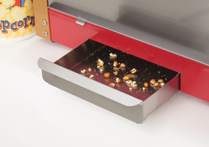 Winco 11060, Benchmark Street Vendor Popcorn Machine - 6 oz Kettle, 120v