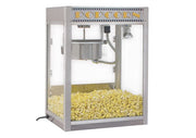 Winco 11087, Benchmark Silver Screen Popcorn Machine - 8 oz Kettle, 120v