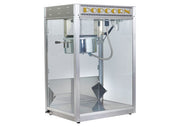 Winco 11147, Benchmark Silver Screen Popcorn Machine - 14 oz Kettle, 120v