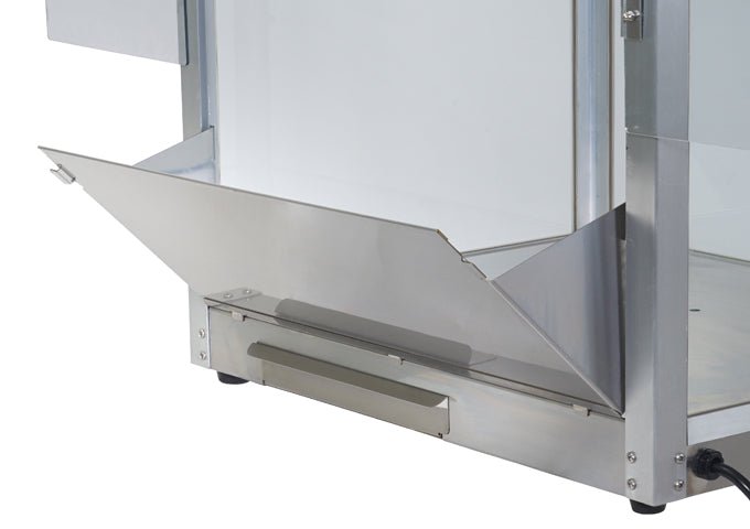 Winco 11087, Benchmark Silver Screen Popcorn Machine - 8 oz Kettle, 120v