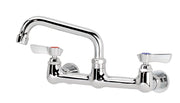 Krowne 12 - 806L, Silver Series 8" Center Wall Mount Faucet with 6" Spout