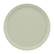 Cambro 1200101 Round Camtray Fiberglass Serving Tray, 12" Dia. - Antique Parchment