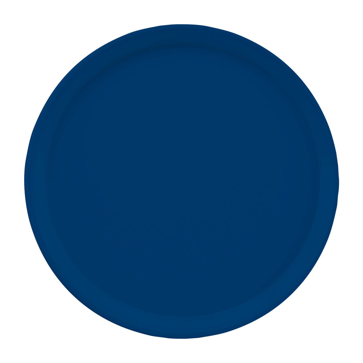Cambro 1200123 Round Camtray Fiberglass Serving Tray, 12" Dia. - Amazon Blue