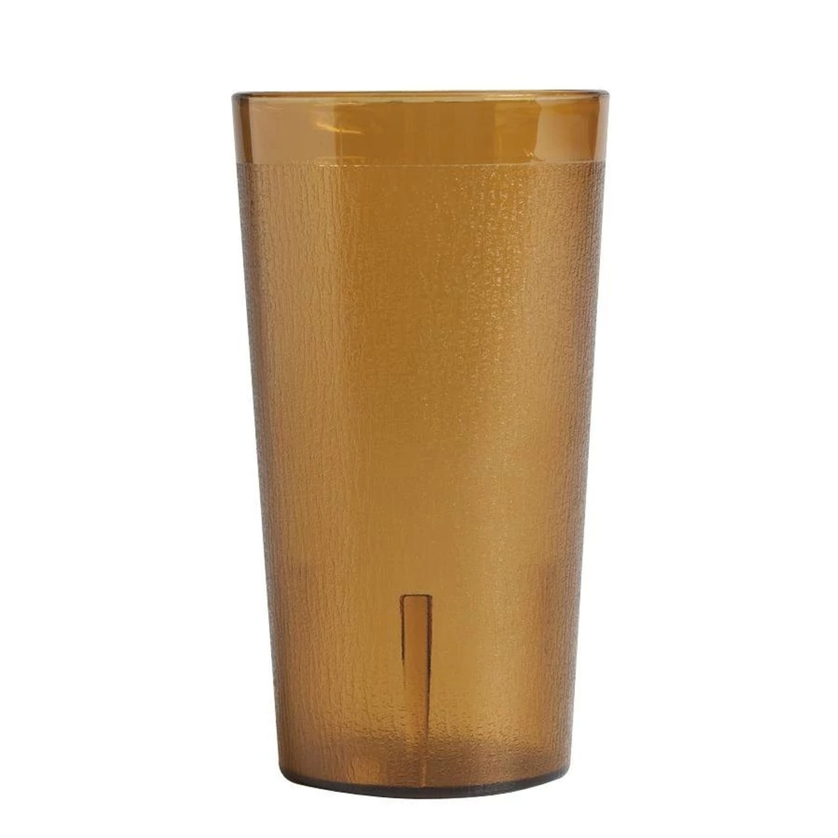Cambro 1200P153 Colorware Tumbler, 12.6 oz. - Amber