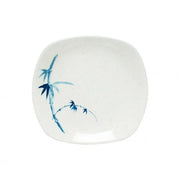 Thunder Group 1203BB, 6" X 5 1/2" OBLONG PLATTER, BLUE BAMBOO, Melamine, NSF, Case Pack of 12