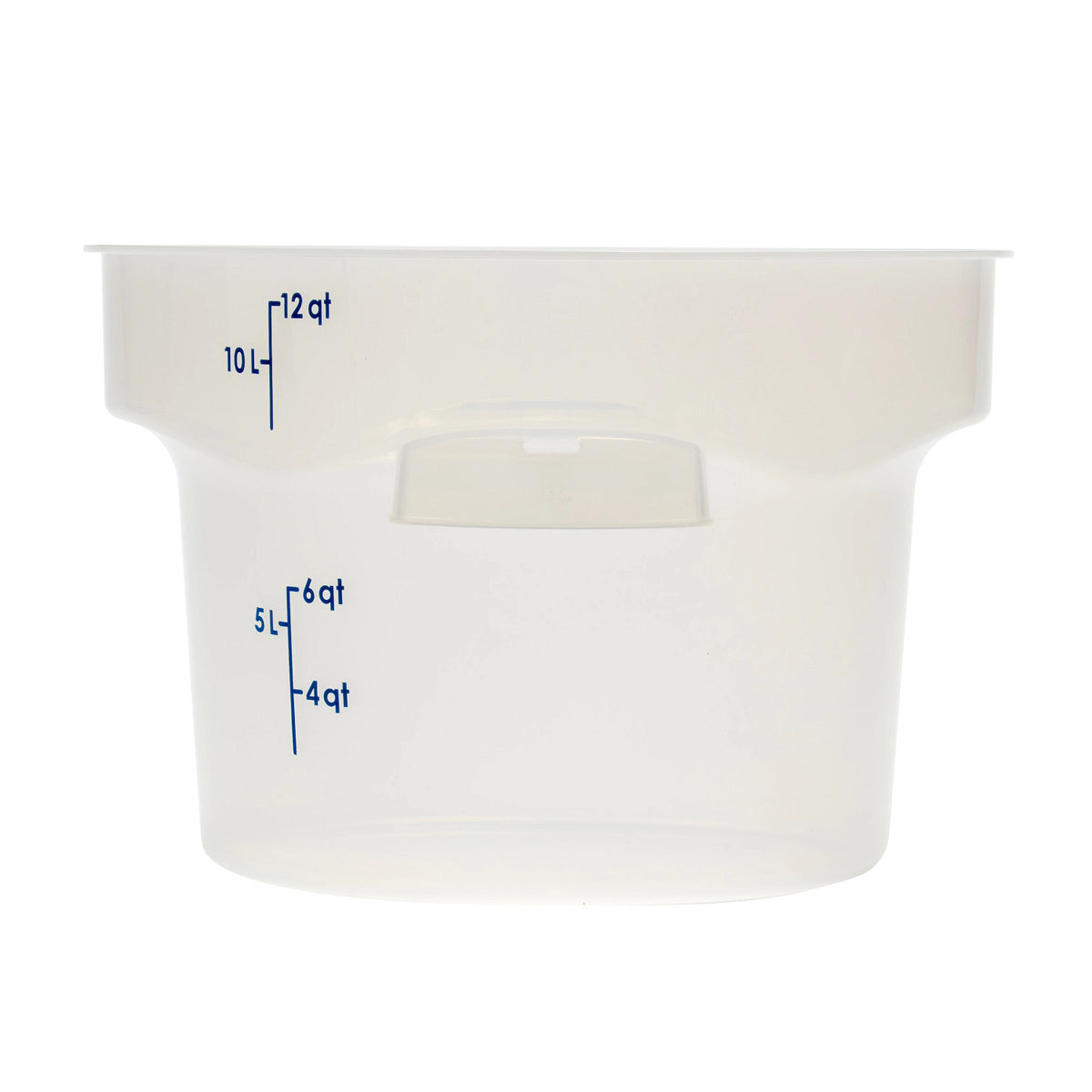 Cambro 12RFSPROPP190 FreshPro CamRounds Round Food Storage Container, 12 qt., Translucent - Translucent
