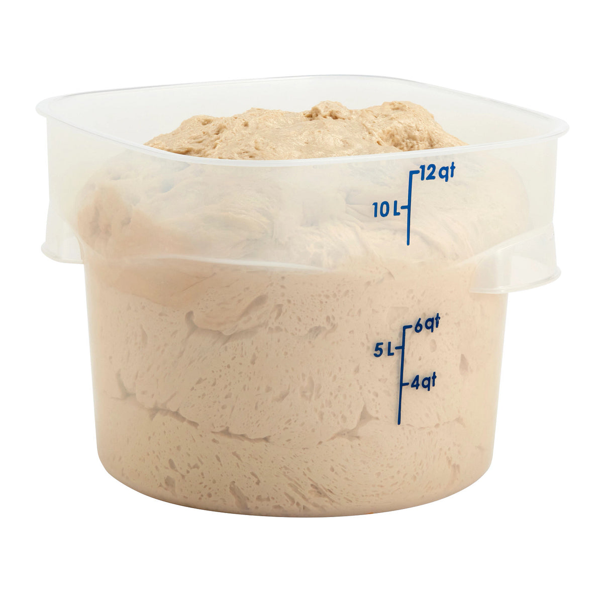 Cambro 12RFSPROPP190 FreshPro CamRounds Round Food Storage Container, 12 qt., Translucent - Translucent