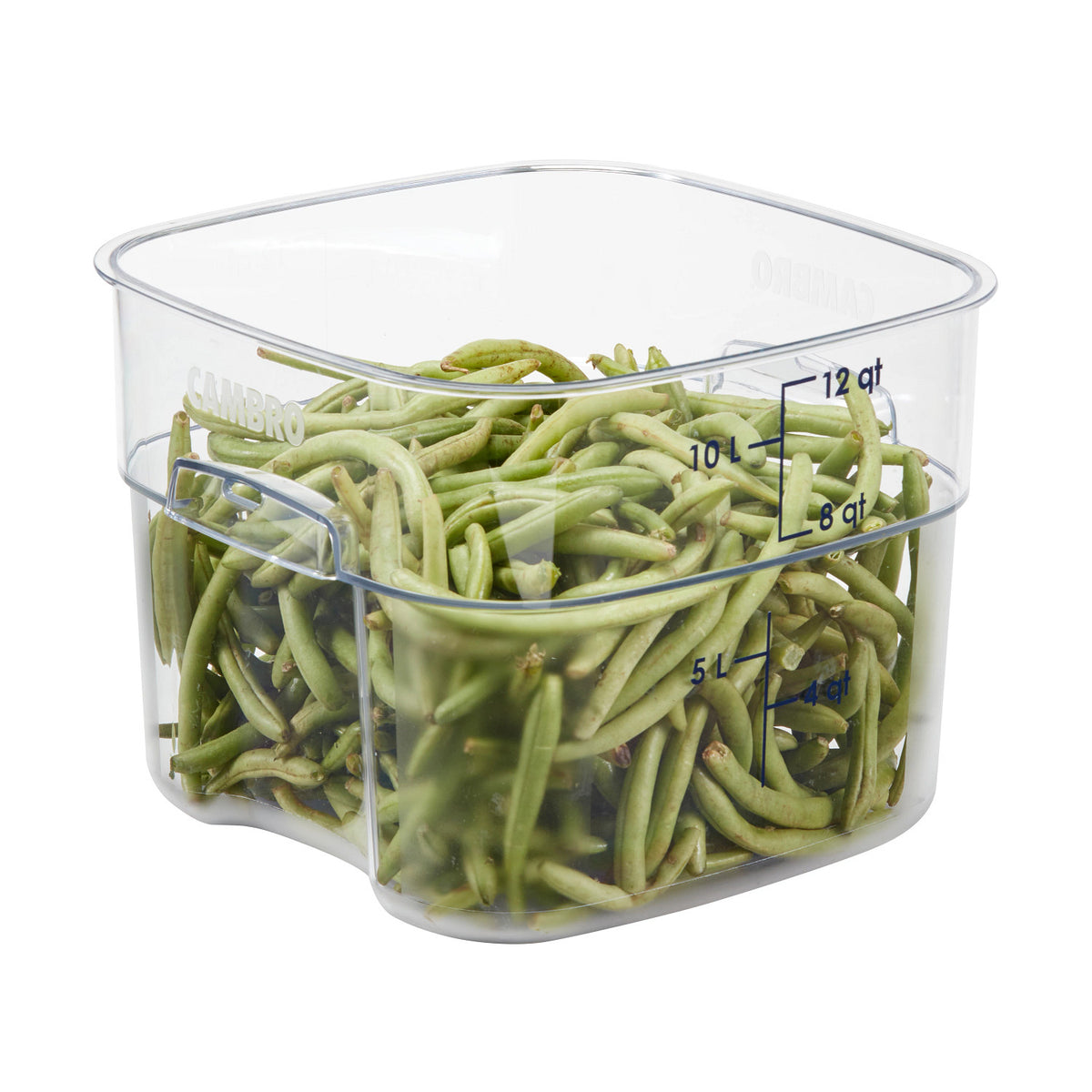 Cambro 12SFSPROCW135 FreshPro CamSquares Camwear Food Storage Container, 12 qt., Clear - Clear