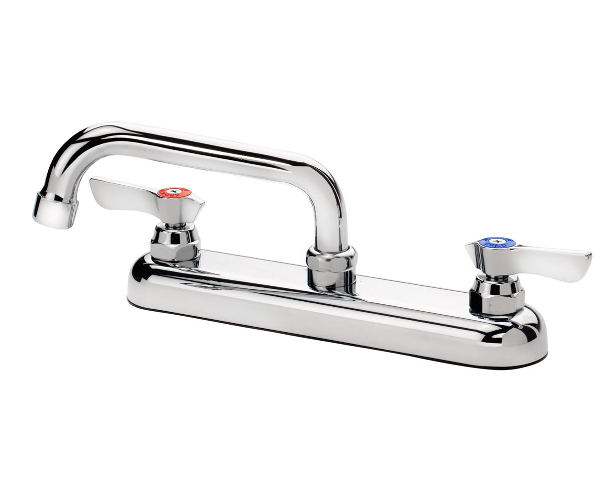 Krowne 13 - 808L, Silver Series 8" Center Deck Mount Faucet with 8" Spout