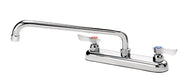 Krowne 13 - 812L, Silver Series 8" Center Deck Mount Faucet with 12" Spout