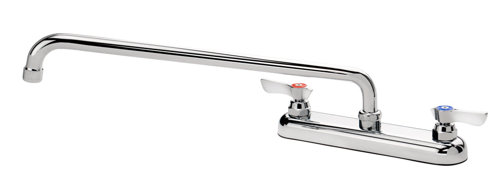 Krowne 13-816L, Silver Series 8" Center Deck Mount Faucet with 16" Spout