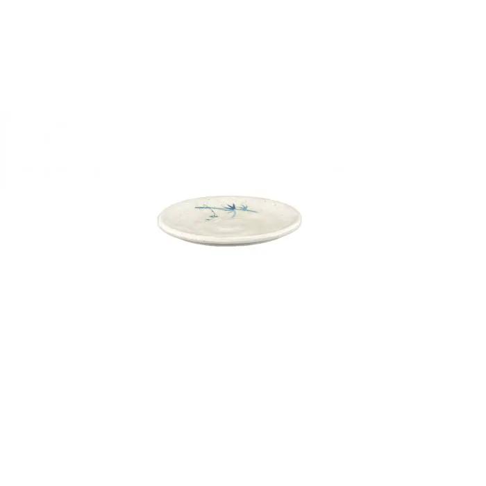 Thunder Group 1338BB, 3 3/4" SAUCER, BLUE BAMBOO, Melamine, NSF, Case Pack of 60