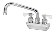 Krowne 14 - 410L, Royal Series 4" Center Wall Mount Faucet with 10" Spout